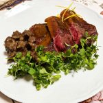 Solomillo y riñones de ternera
